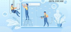 Tháo lắp điều hoà tại Phú đô
